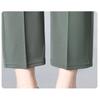 Middle Aged Women's Pants Summer Thin High Waiste Elastic Loose Straight Pants Casual Trousers