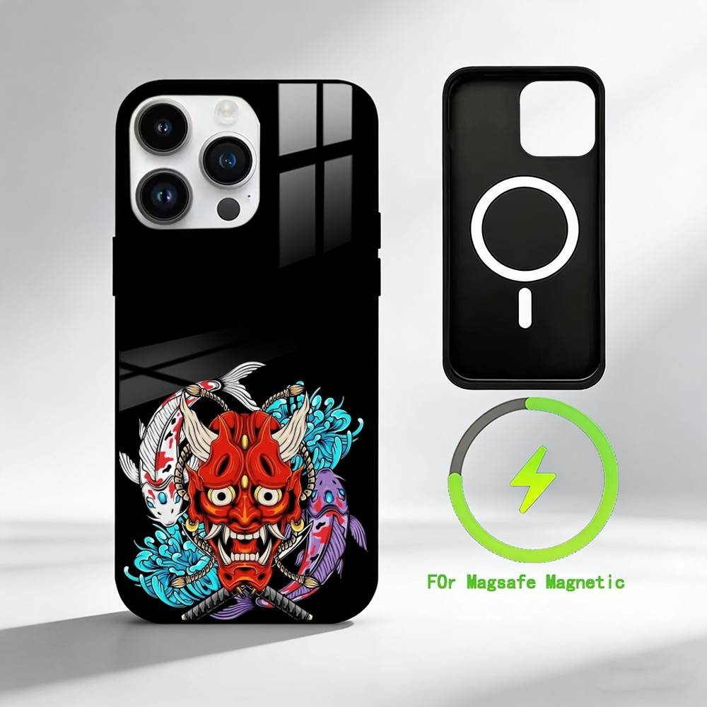 F-Fighter Drawings Phone Case For iPhone 17 16 15 14 13 12 Pro Max Plus for Mirror Wireless Magnetic Cover