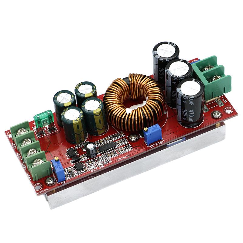 Dc-Dc Converter 20A 1200W Step Up Buck Boost Module 8-60V To 12-83V