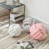 Soft Throw Pillow Hand Knot Cushion Sofa Round Handmade Knotted Ball Car Bedding Stuffed Pillow Bed Living Room Chair Home