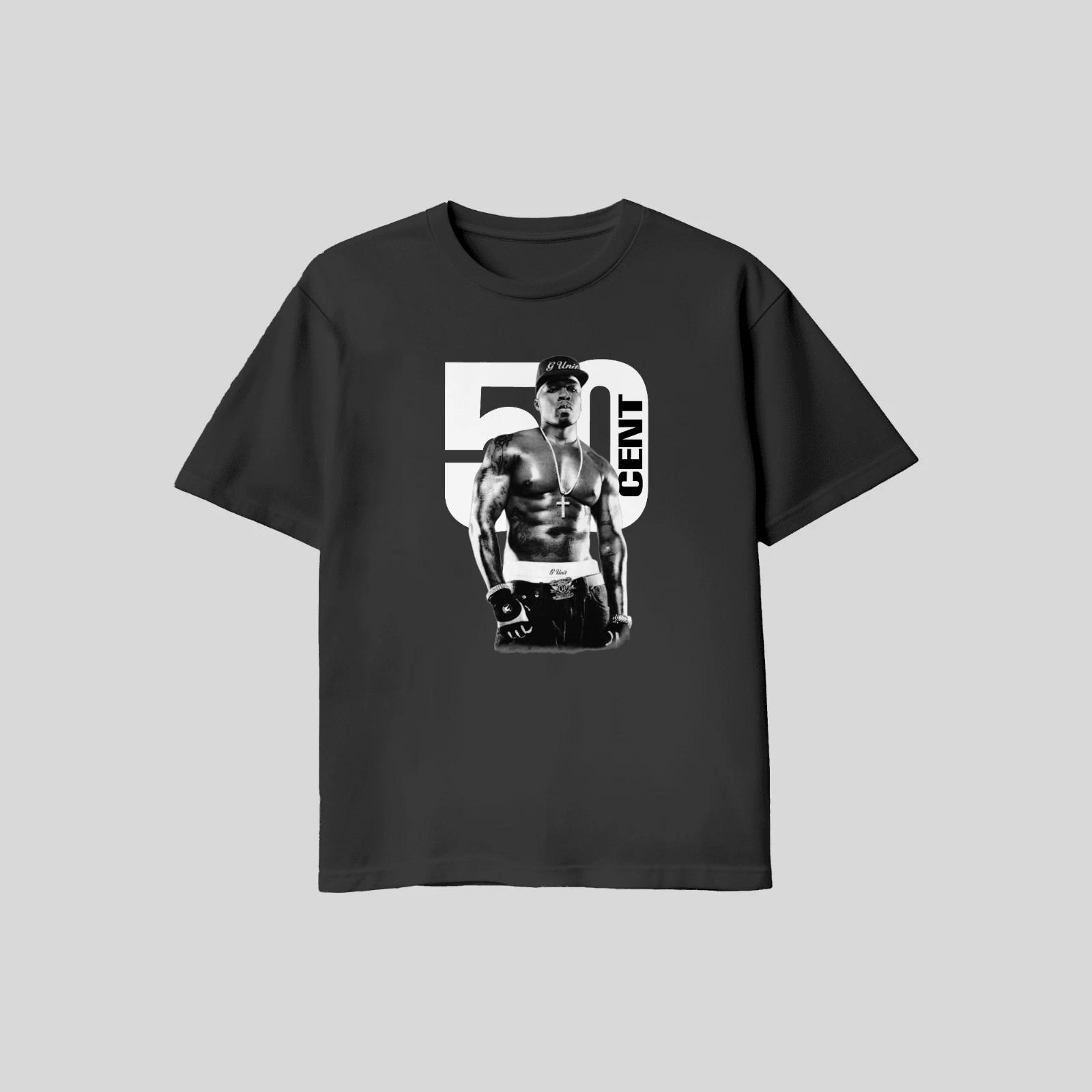 

Unisex Adult Casual Graphic 50 Cent Tribute T Shirt XL L M Gildan T... XL