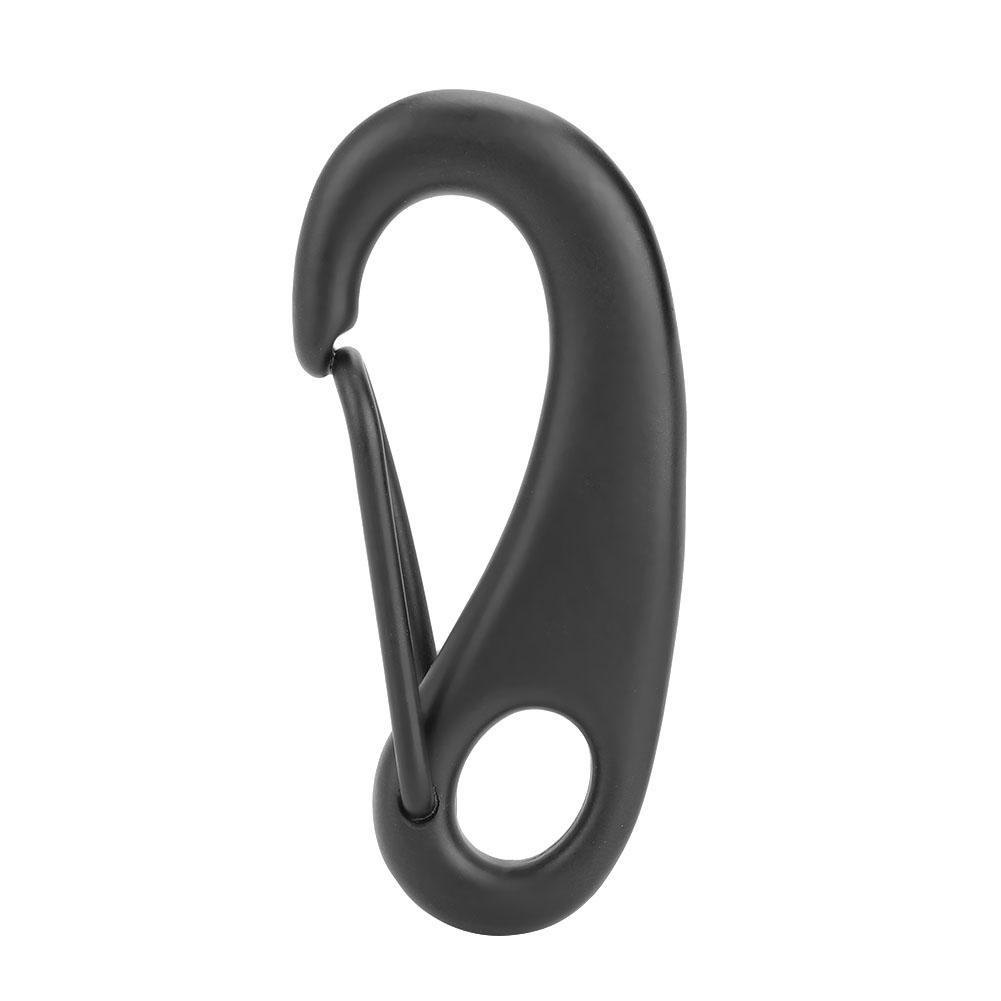 

316 Stainless Steel Snap Hook Clip Bolt Kit Scuba Diving Accessory (70MM, Black)