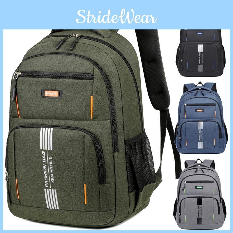 Large Capacity Unisex Oxford Backpack With Breathable Design Laptop Compartment