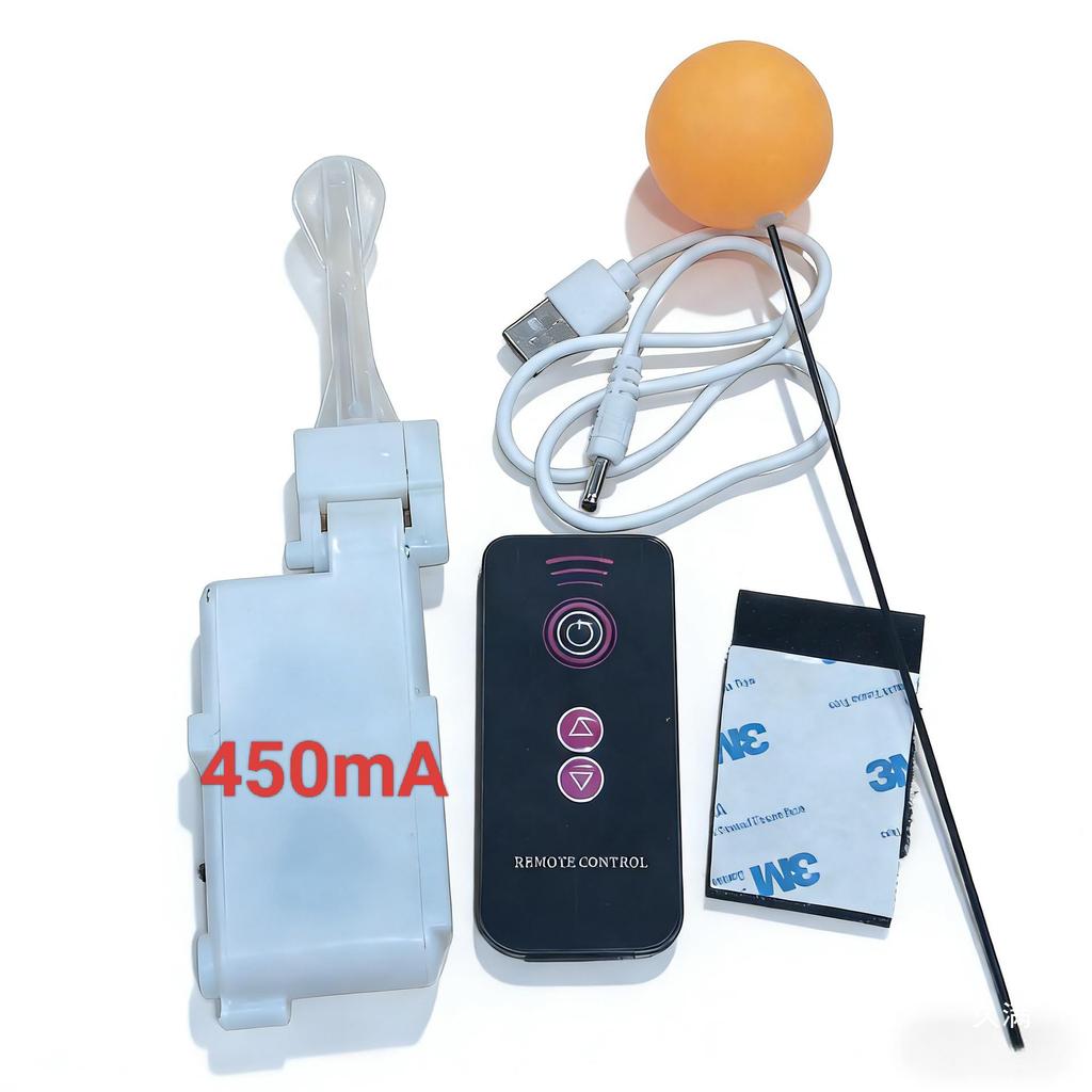 Wireless Adjustable Three-Speed Table Tennis Trainer with Remote Control