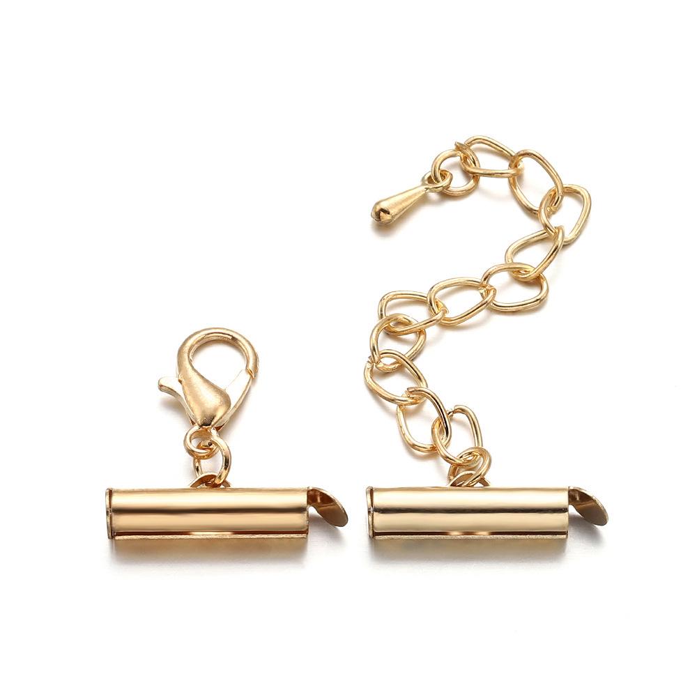 

DIY Jewelry Accessory: 10-40mm Slide Tube Clasp & Tassel Connector 10mm [10 pcs/18g]