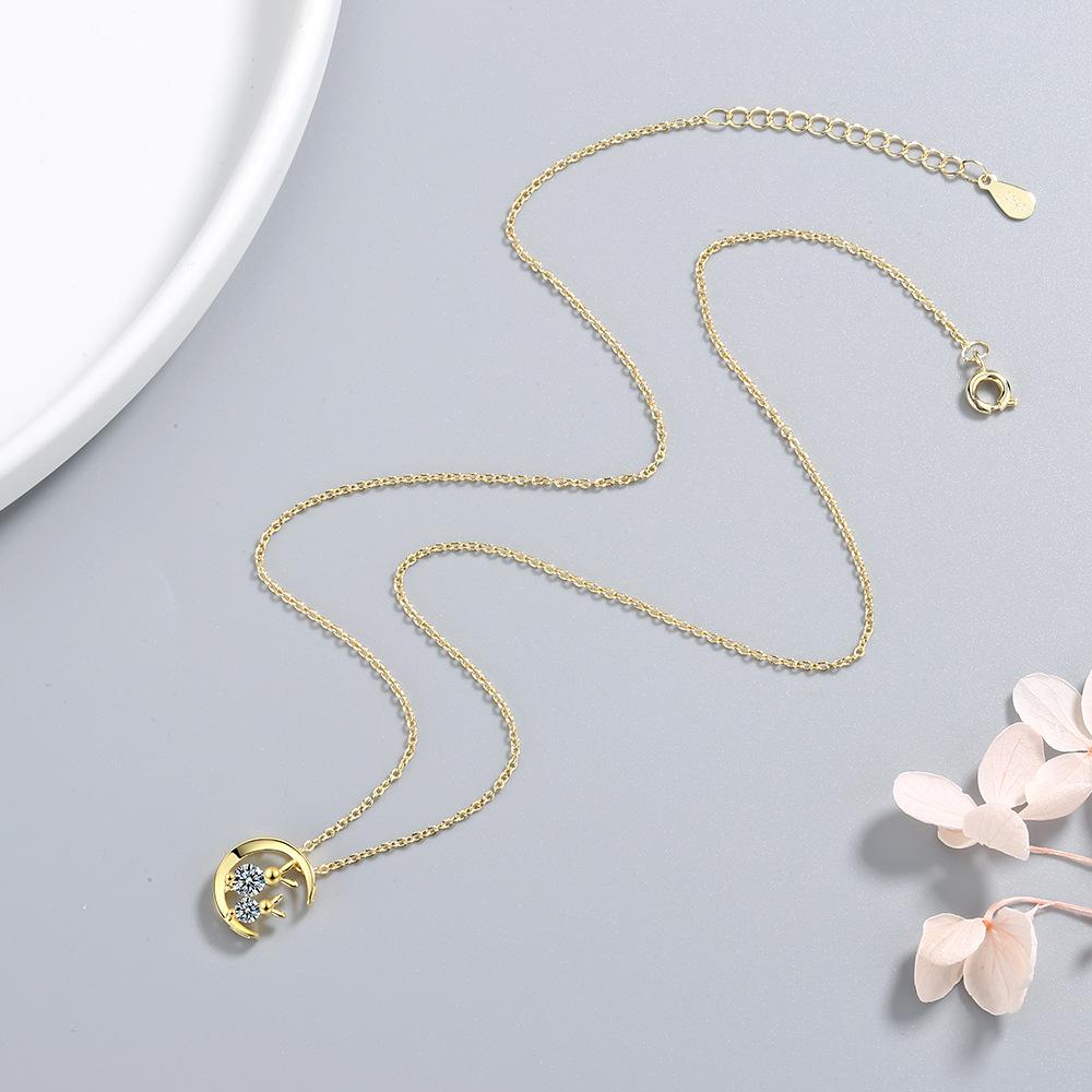 Necklace Female Simple Temperament Personality Collarbone Chain Students Mori Fresh Pendant Necklace Valentine's Day Gifts Romantic Accessories