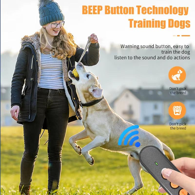 Ultrasonic Dog Repeller Rechargeable Anti-Barking Device For Dogs USB Rechargeable Bark Deterrent Supplies