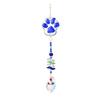Crystal Cat Paw Wind Chimes, Crystal Suncatchers for Windows Hanging, Prism Rainbow Maker for Indoor Outdoor Home Garden Decor
