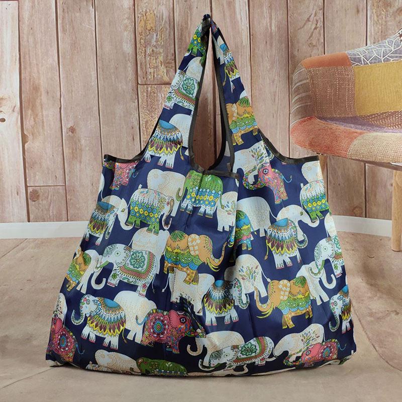 Eco-friendly Foldable Storage Tote - 210D Oxford Cloth, Waterproof & Large Capacity