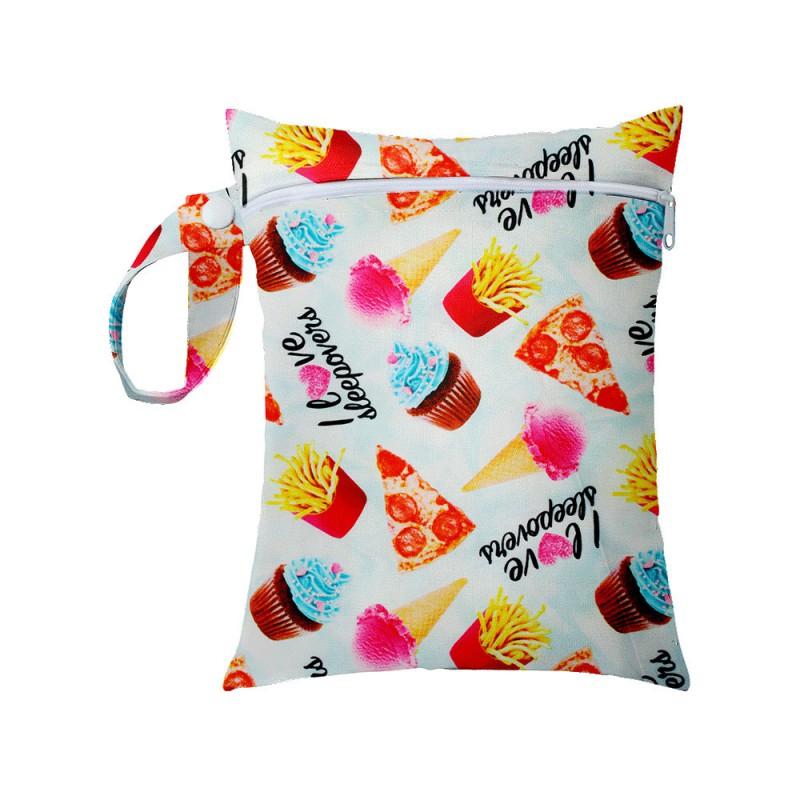 Portable Waterproof Diaper Storage Bag Babies Reusable Washable Single Pocket Travel Organizer Strollers Bags