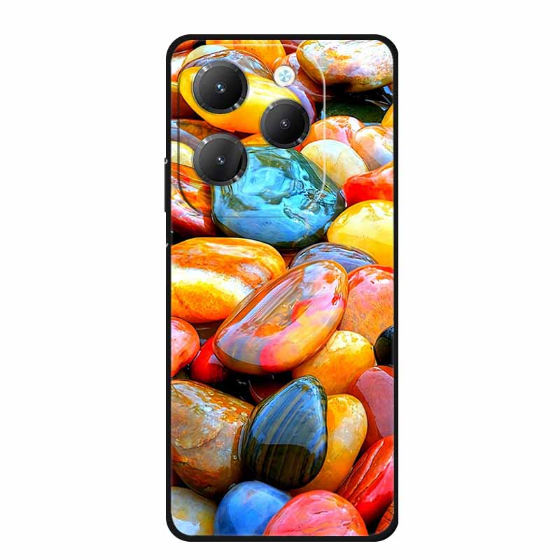 For Infinix Hot 40 Pro Case Animals Soft Silicone TPU Cover Phone Cases For Infinix Hot 40i Hot40 X6837 Protective Wolf Coque