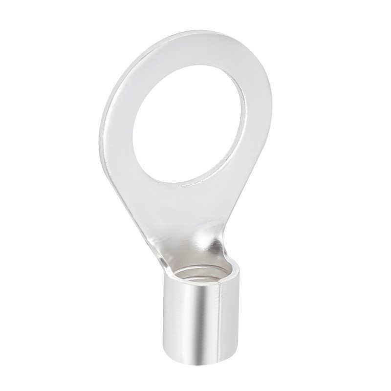 Silver-Plated Copper O-Type Terminal Lug 10 AWG Wiring Connector