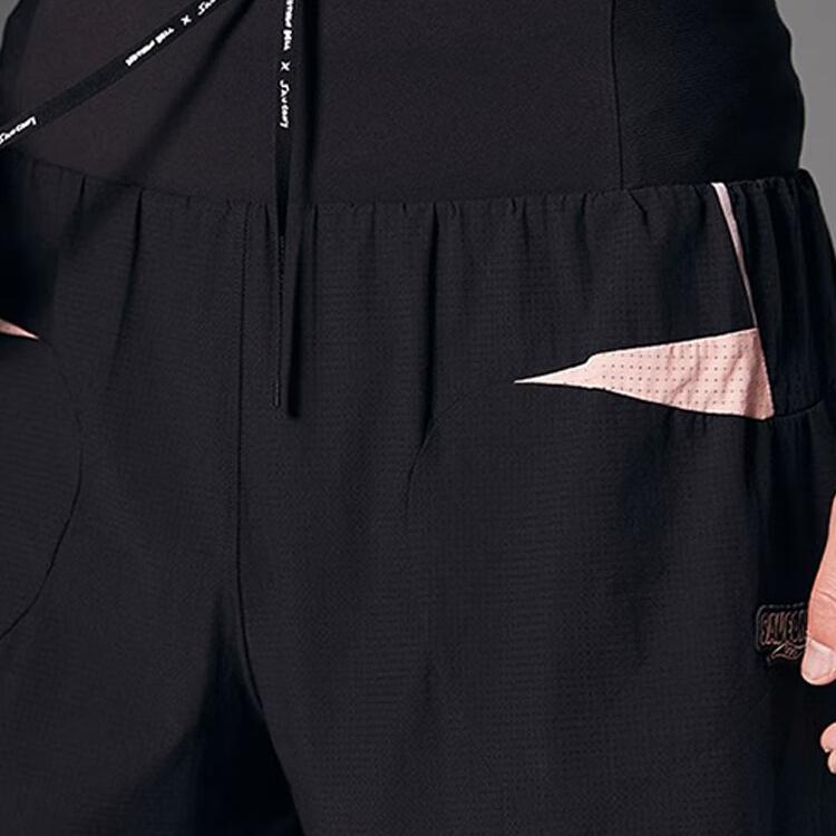 SAUCONY Nathan Bell Series Running Training Fashion Soft Comfortable Casual Sports Shorts Unisex Shorts Black SA2259DP41C-BK001