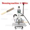 ZONESUN ZS-100C Digital Hot Foil Stamping Machine Leather Embossing Heat Pressing Machine For Wood PVC Paper Custom Logo Stamp