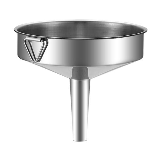 

Liquid Funnel Rust-proof Food Grade Stainless Steel Oil Funnel Solid Food Powder Transfer 8 cm
