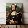 Canvas Painting Mona Lisa In Flowers