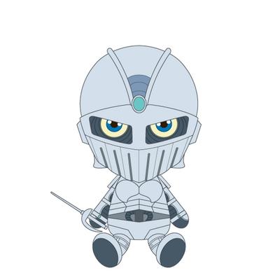 Bizarre Adventure Silbernes Wagenrad Chibi Plüschtier JoJo's