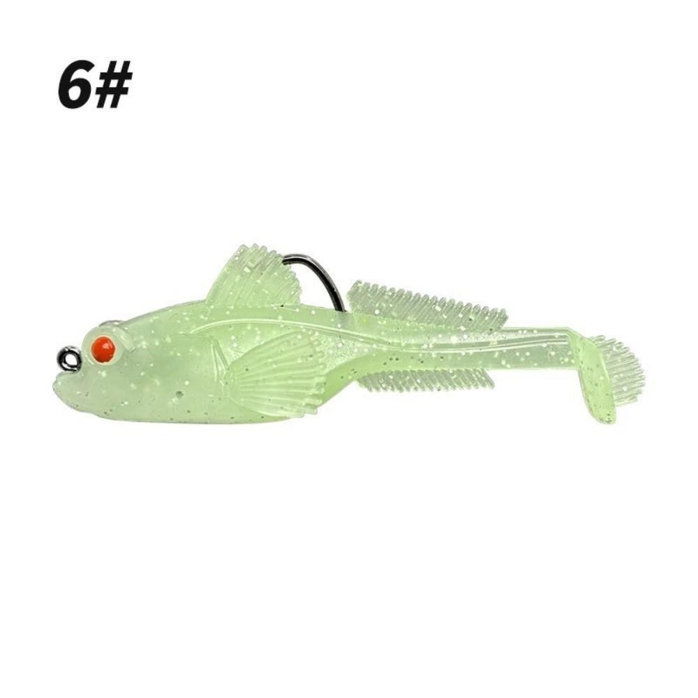 2 Stück 12g Gewicht Silikon Goby Köder Jig Haken Sinkender Weichköder Swimbaits Swimbait Angeln
