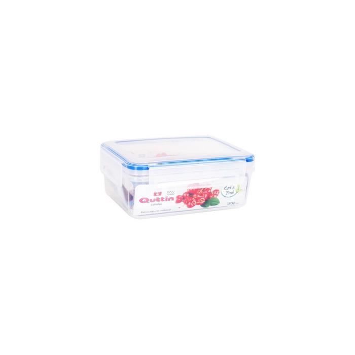 Boîte À Lunch Hermétique Quttin L&F Plastique 500 Ml - 15 X 10 X 6 Cm