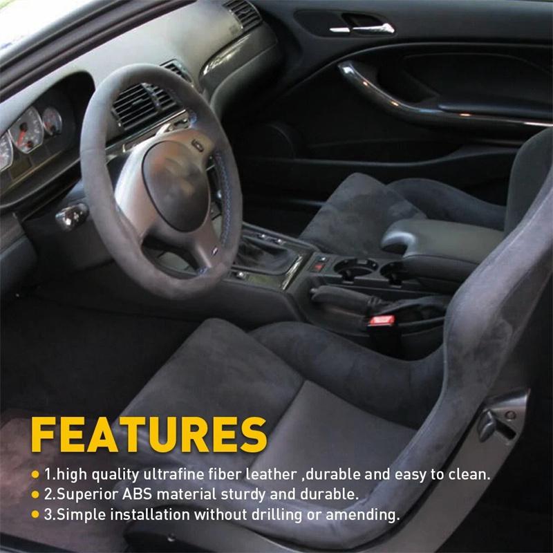51168213678 Car Center Console Armrest Cover For 3 Series E46 1999 2000 2001 2002 2003 2004 Leather Car Armrest Left Driver