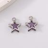 5pcs Cute Crystal Star Pendant Charms for Jewelry Making Earrings Bracelet Necklace DIY Handmade Accessories