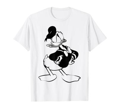 Disney Mickey and Friends Donald Duck Vintage Style Print T-Shirt