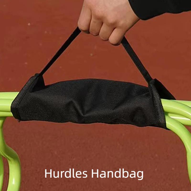 Bright Orange Agility Training Hurdles Durable PVC Non-Slip Feet for Soccer Football Field Speed Practice