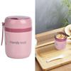 Insulated Soup Containers 500ml Double Anti Scald Heatable Insulated Food Container with Foldable Spoon for   School