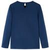 Kids' Long-sleeved T-shirt Navy Blue 92/104/116/128/140