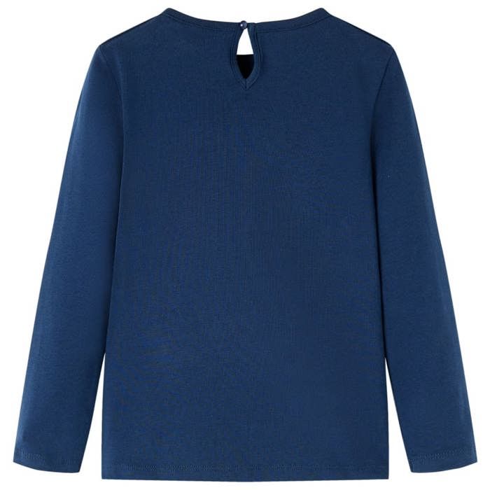 Kids' Long-sleeved T-shirt Navy Blue 92/104/116/128/140
