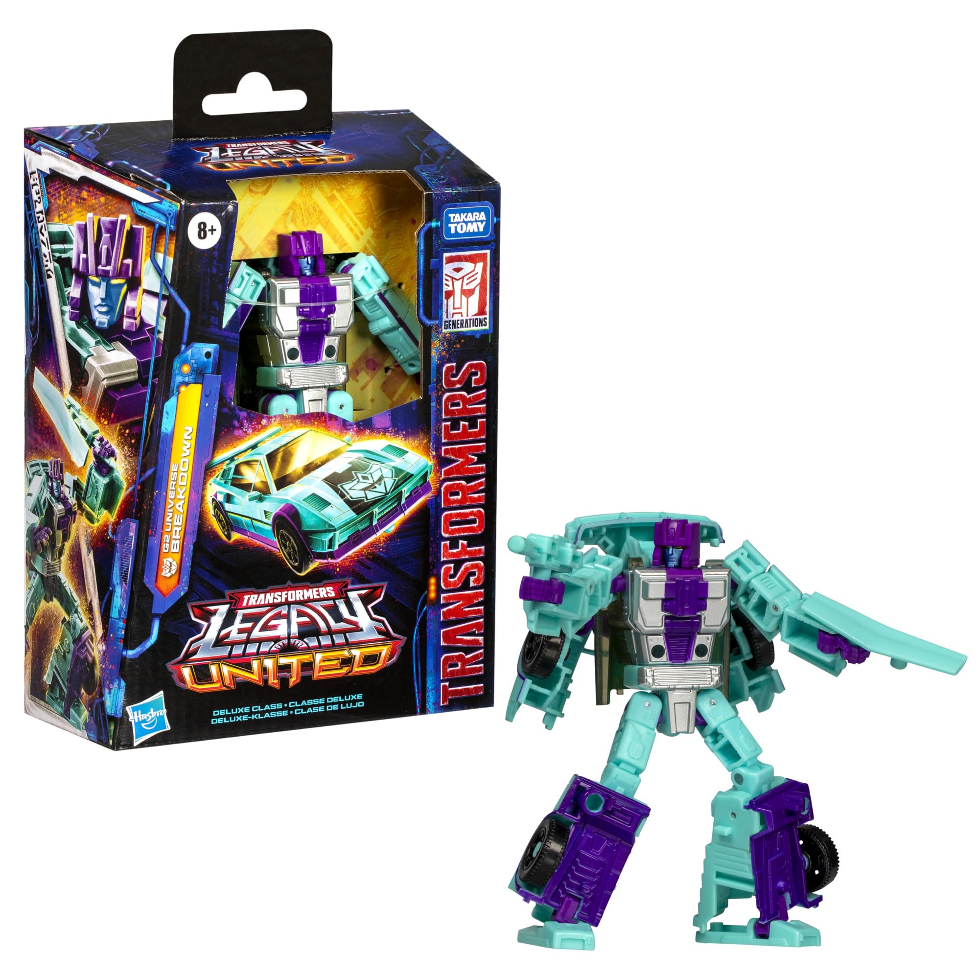Transformers Legacy Deluxe Class G2 Universe Breakdown Transforming Action Figure 5.5-inch 8+