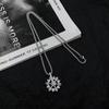 RUI RUI YU New Fashion Crystal Snowflakes Necklaces for Women Simple Stylish Girls Accessories Daily Wear Party Statement Jewelry Gifts