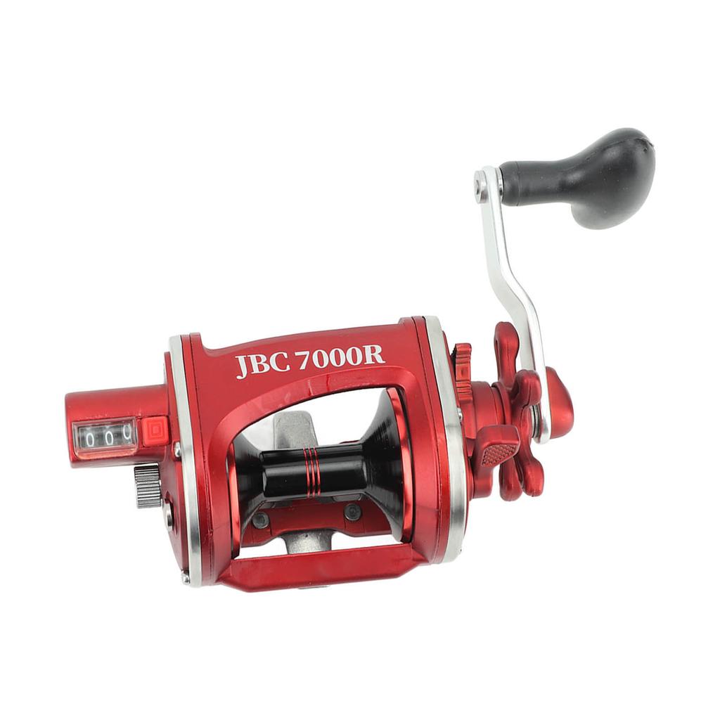 Baitcasting Fishing Reel with Number Display Metal Fishing Line Wheel for River Lake JBC7000R