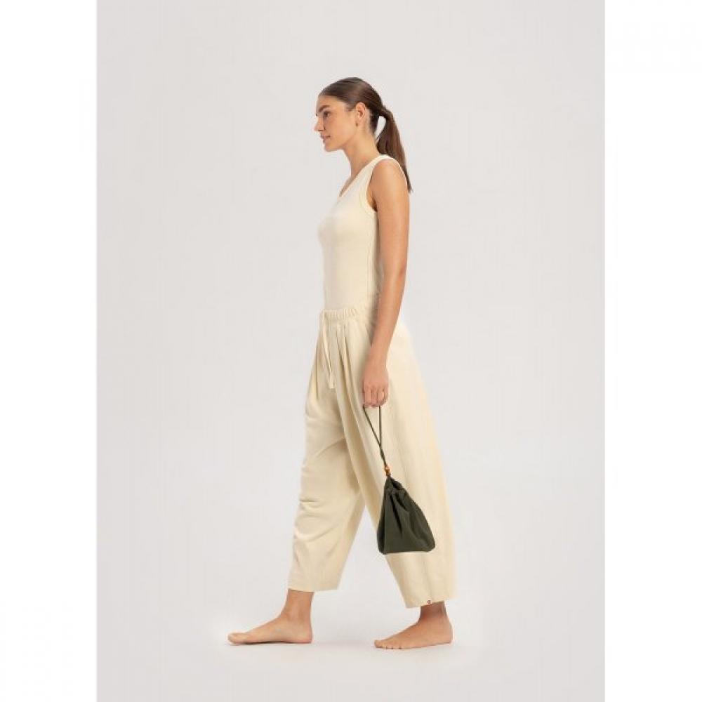 Budhi Mudra Women Essential V sleeVeless Bone White B61002atn51 V08