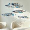Scultura Murale a Forma di Pesce in Legno Decorazione Murale Moderna a Forma di Pesce Decorazione Interna per la Casa Artigianato per Soggiorno Camera da Letto