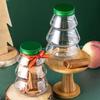 Gifts Christmas Tree Shaped Christmas Candy Jars Home Decor for Wedding Snacks Storage Bottle Multi-function Decorative Box