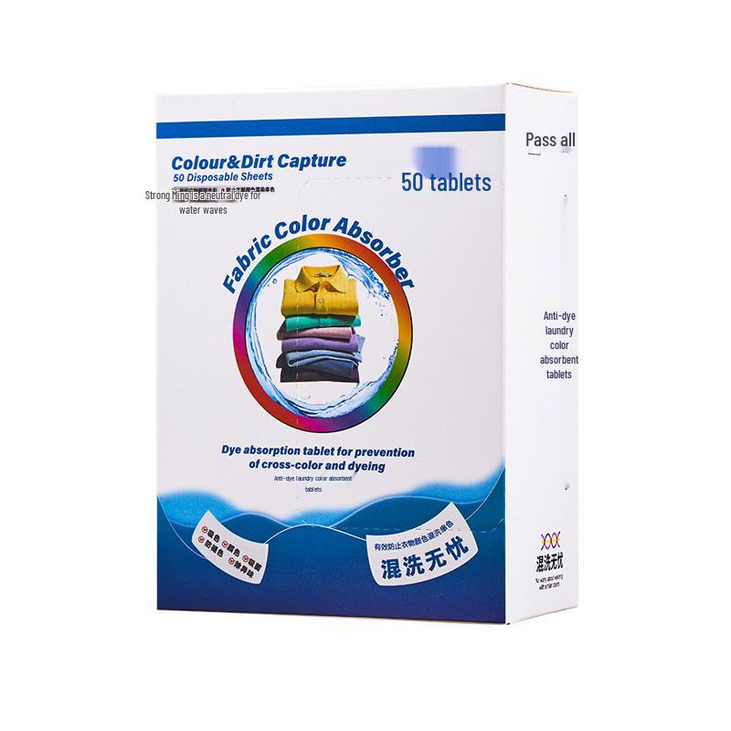 Color Absorbent Anti-Bleed Laundry Sheets - 50 Pack