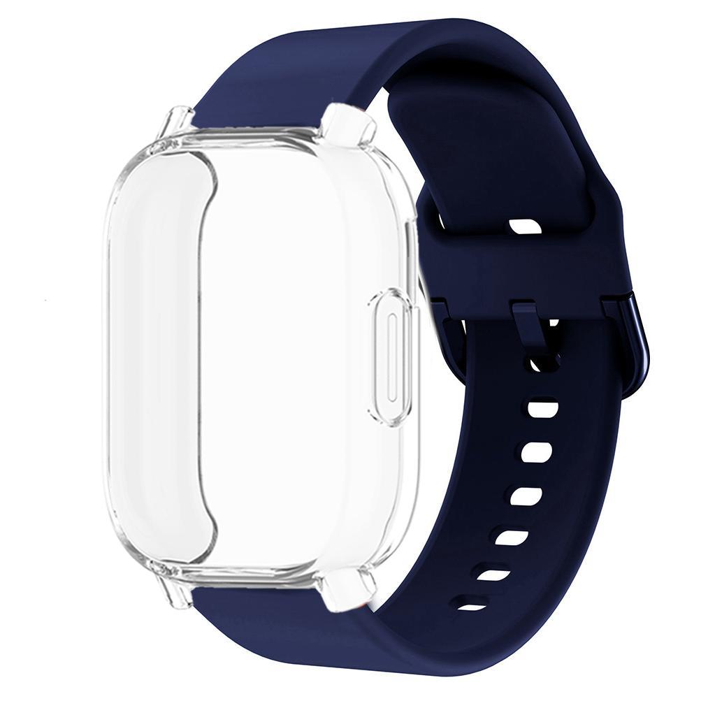 Protector Case+Strap For Redmi Watch 5 active Redmi Watch 5 Lite Full Cover Screen TPU Soft Shell and Breathable Sport Band