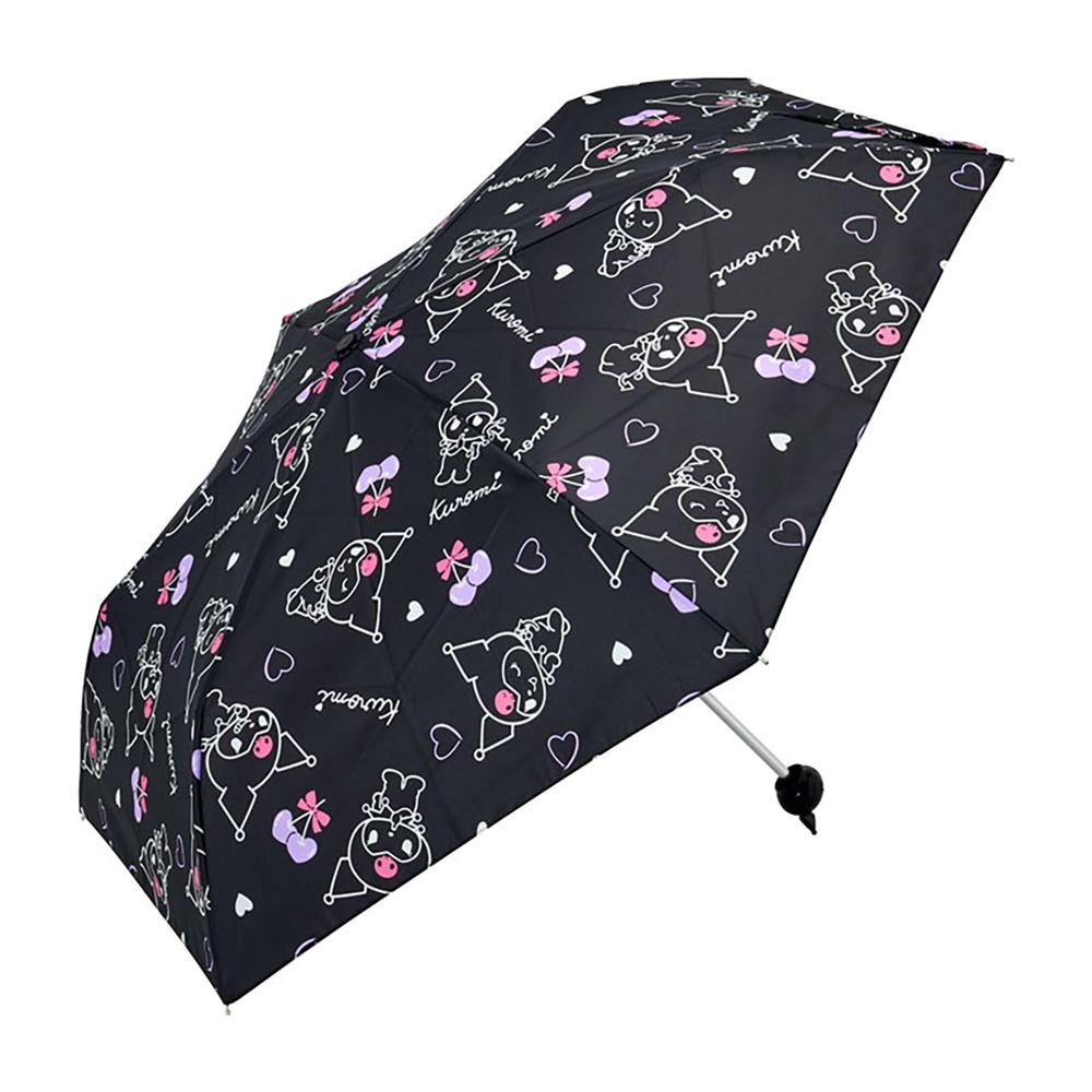 Sanrio (SANRIO) Folding Umbrella for Sunny and Rainy Days Kuromi 589314