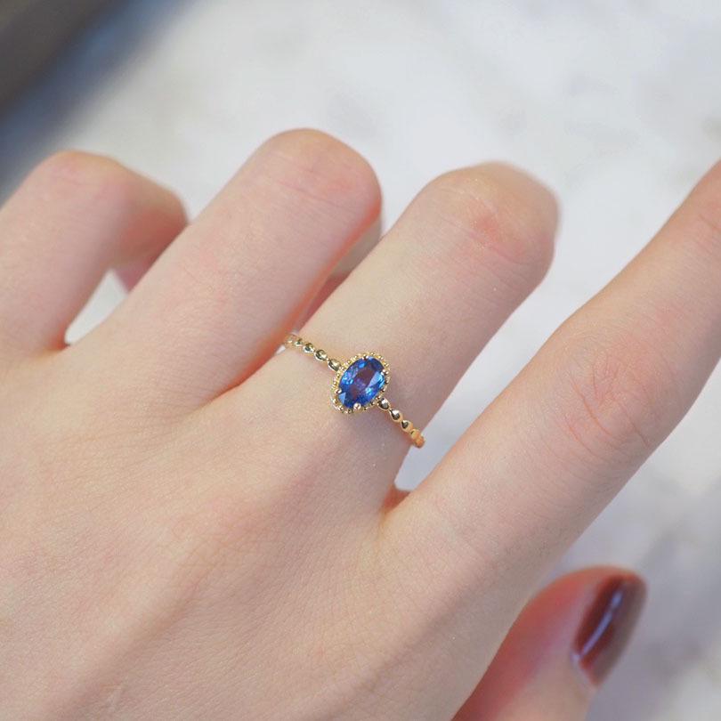 

Минималистичное кольцо из стерлингового серебра 925 пробы - Элегантный европейский и американский стиль для женщин US Size 7