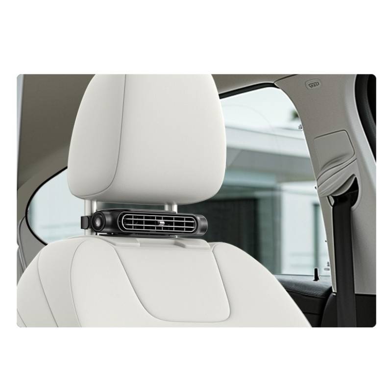 Auto-Ventilator USB-wiederaufladbar Dual-Turbo ABS-Kühlventilator für Komfort auf dem Rücksitz