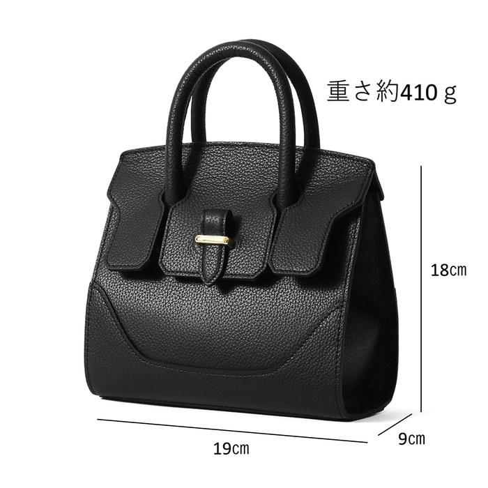 [Pelle Morbida] Vela Boston Bag VE101 BLACK 18x19x9cm