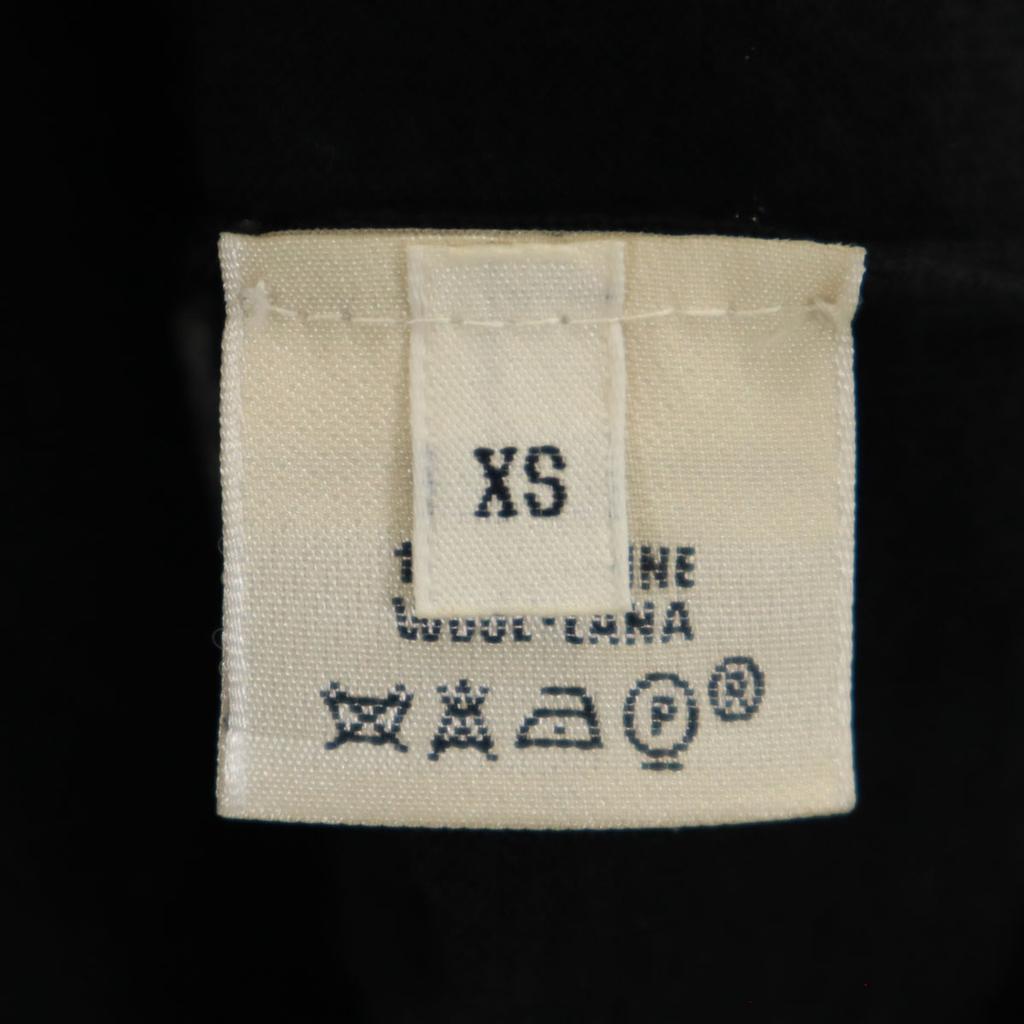 Hermes Made In Italy No Sleeve Knit XS Black Women Used