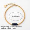 Vintage Beaded Stacked Bracelet Combination Personalized Handpiece Female Gold Plated