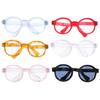 SUPVOX Miniature Sunglasses, 6.50 X 2.40 X 0.80 Cm, Lightweight Plastic, Eyewear for Plush Toys and Pets, Doll Dress-Up Accessories, and Photo Shoots