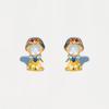 1Pair Sweet Trendy Zircon Stud Earrings For Women Girls Fovely Earrings Fashion Jewelry Gift