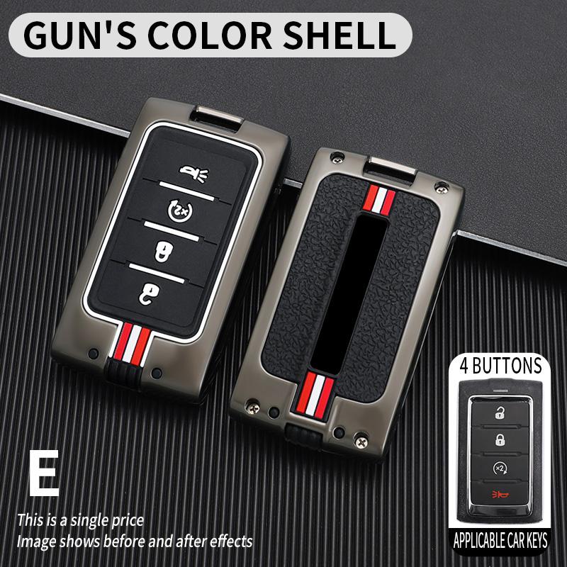 Zinc Alloy Car Key Case Cover Shell Fob for Jeep Wagoneer 2025- 2025 for Grand Cherokee L 2020 2025 2025 Key Chains Accessories