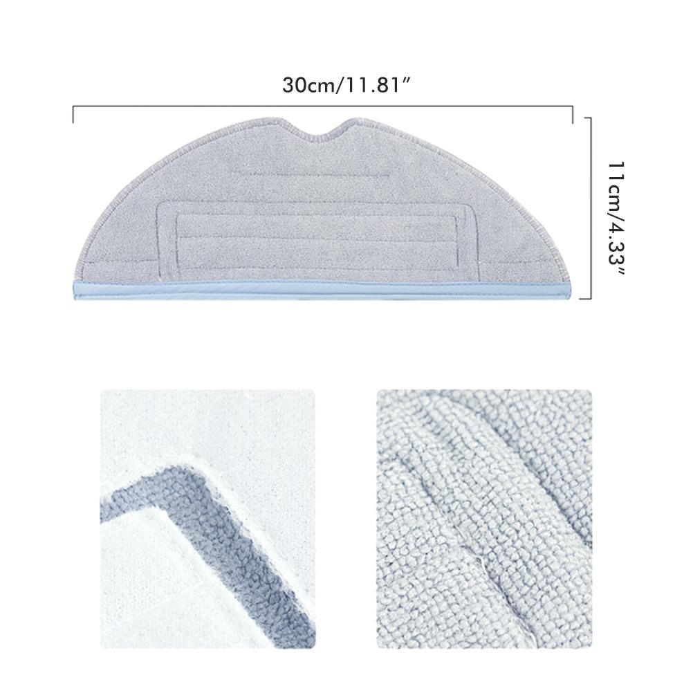 Pack of 6 Wipes Accessories Compatible for Roborock S7 S7 Plus S7+ S7 MaxV S7 MaxV Plus S7 MaxV Ultra Wash Mop