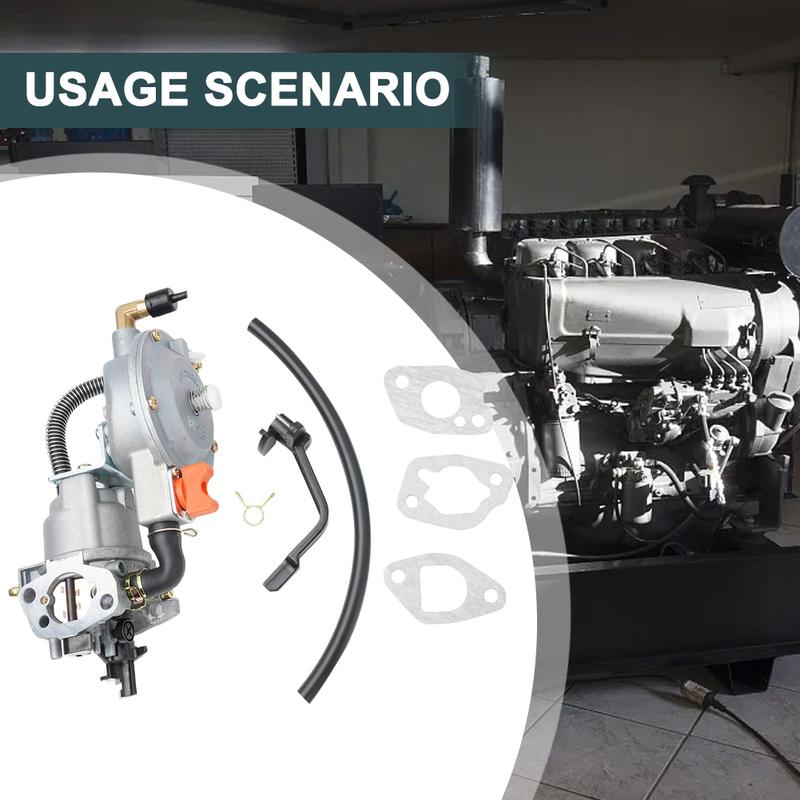 Dual Fuel Carburetor For GX200 160F 168F 170F Generator LPG- Conversion Kit 6.5HP 3500W Gasoline- Engine Parts Accessories