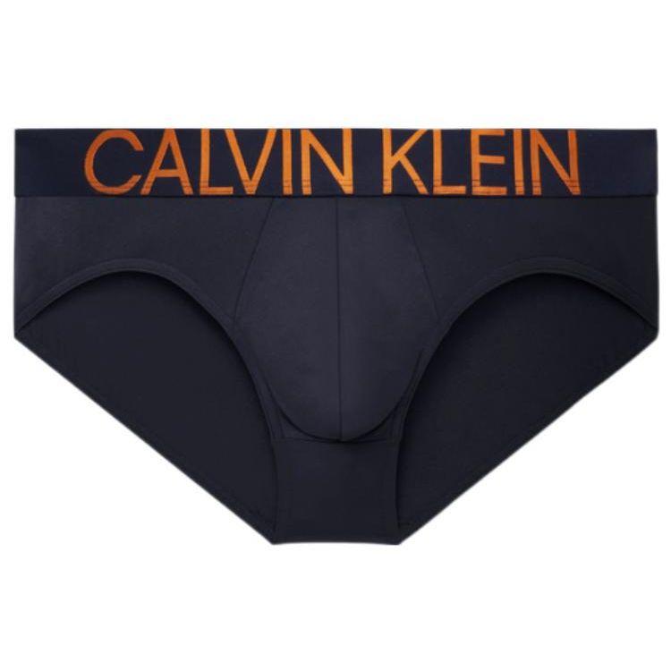 Calvin Klein Solid Logo Print Briefs Men underwear Black NB1701O-ZUL